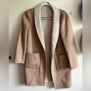 banana republic reversible wool car coat